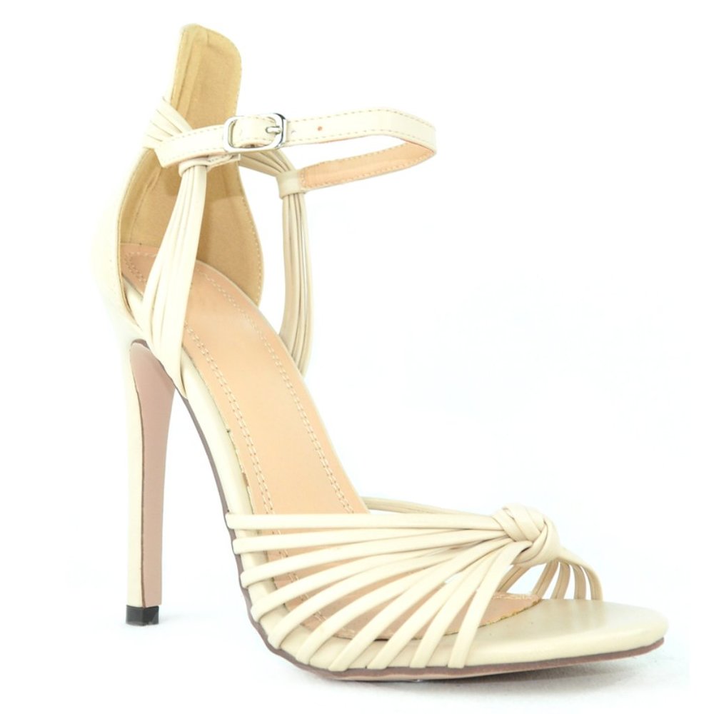 STRAPPY KNOTTED HEELS - Picture 2 of 4